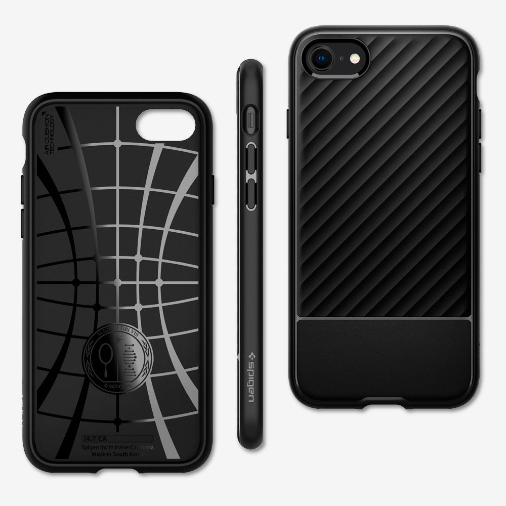 Spigen nakadka Core Armor black Apple iPhone SE 2020 / 2