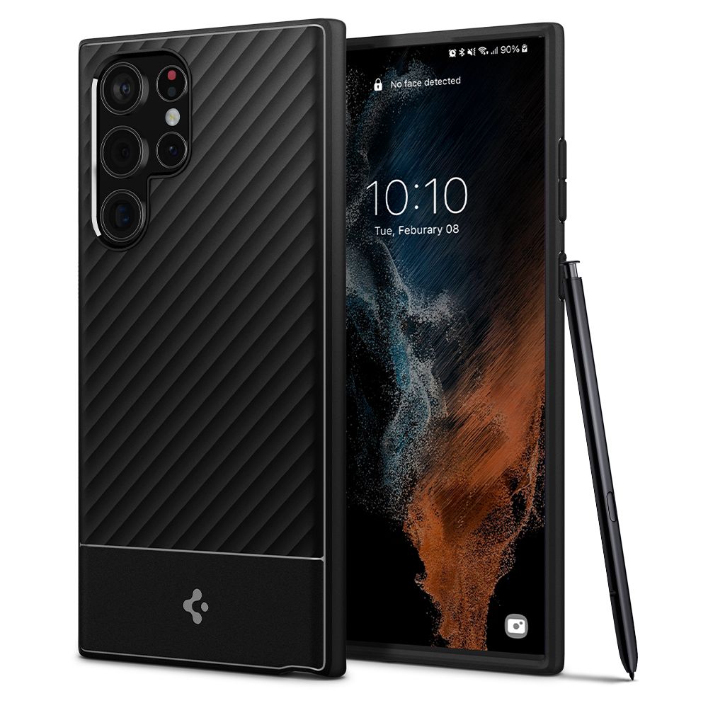 Spigen nak�adka Core Armor czarna Samsung Galaxy S22 Ultra / 2
