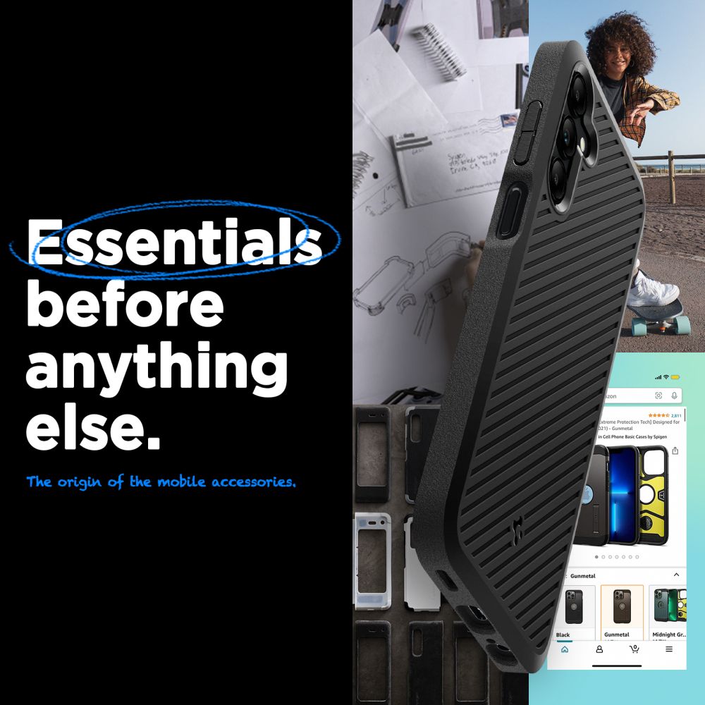 Spigen nak�adka Core Armor czarny Samsung Galaxy A15 5G / 9