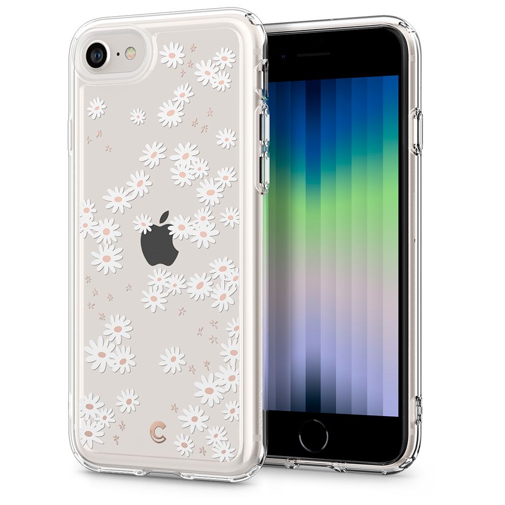 Spigen nakadka Cyrill Cecile white daisy Apple iPhone SE 2022