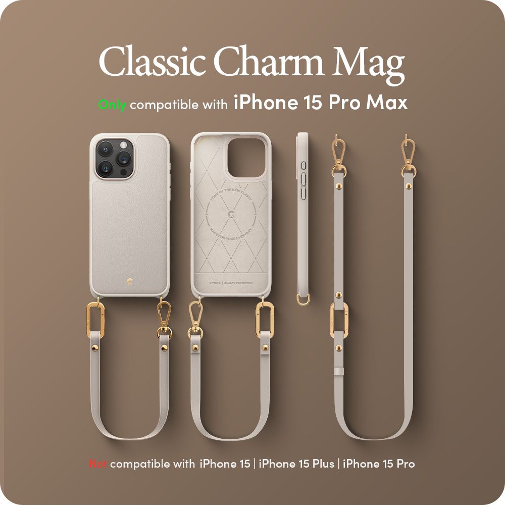 Spigen nakadka Cyrill Classic Charm Mag Magsafe Apple iPhone 15 Pro Max / 10