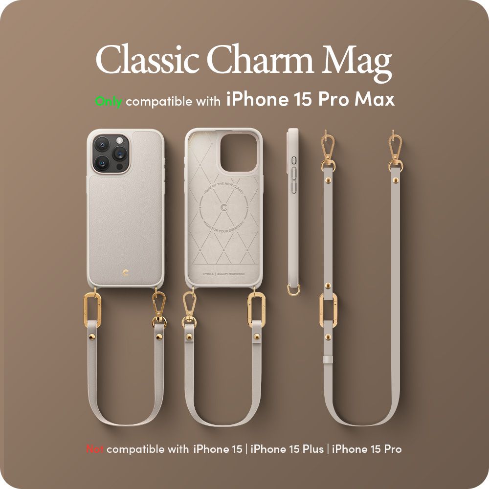 Spigen nak�adka Cyrill Classic Charm Mag Magsafe Apple iPhone 15 Pro Max / 10