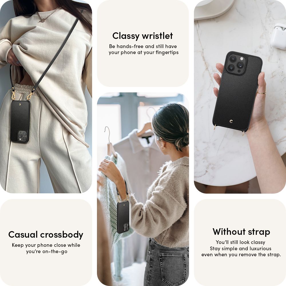 Spigen nakadka Cyrill Classic Charm Mag Magsafe czarny Apple iPhone 15 Pro Max / 11