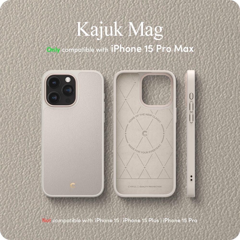 Spigen nak�adka Cyrill Kajuk Mag Magsafe Apple iPhone 15 Pro Max / 11