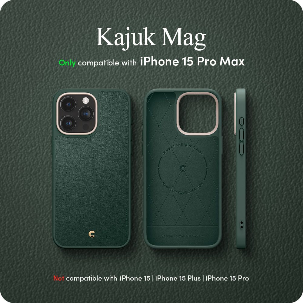 Spigen nak�adka Cyrill Kajuk Mag Magsafe Apple iPhone 15 Pro Max / 11
