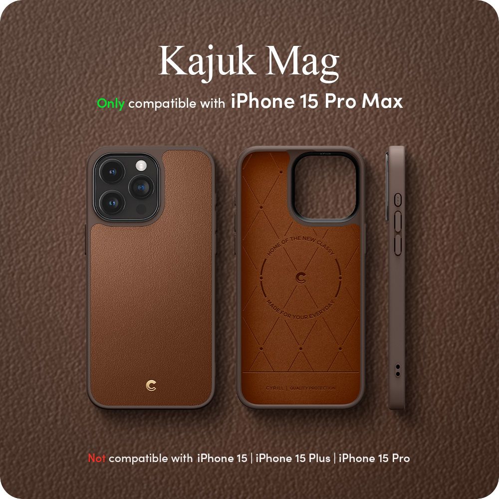 Spigen nak�adka Cyrill Kajuk Mag Magsafe Apple iPhone 15 Pro Max / 11