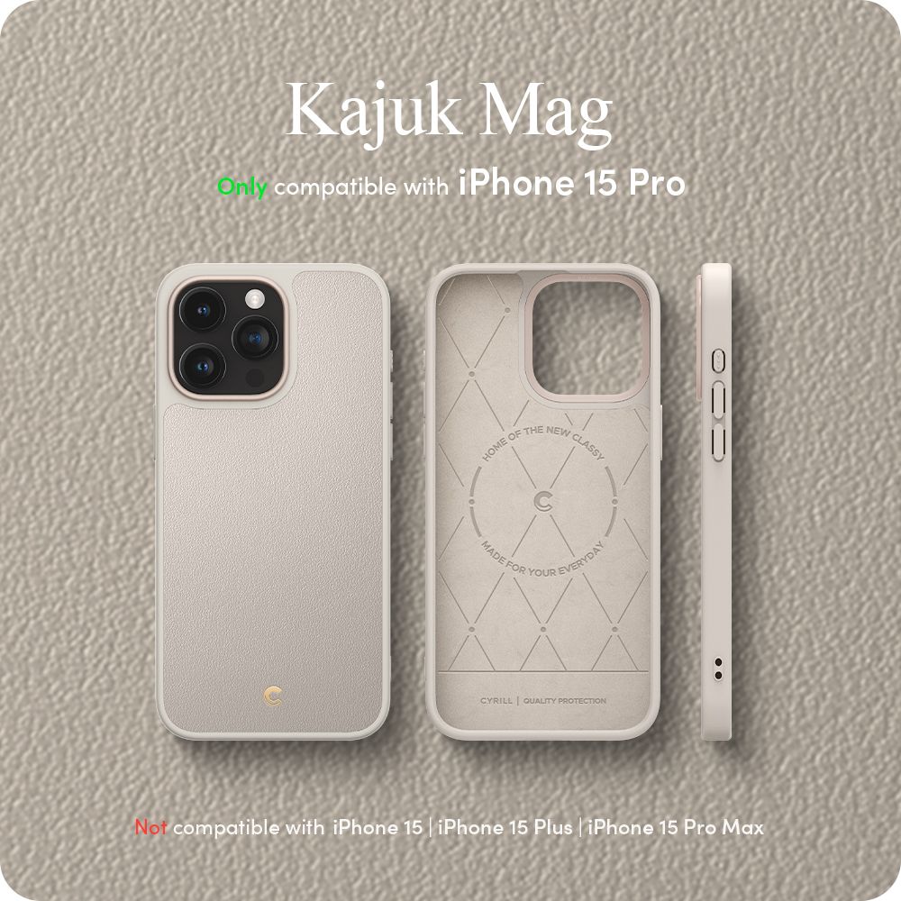 Spigen nak�adka Cyrill Kajuk Mag Magsafe Apple iPhone 15 Pro / 11