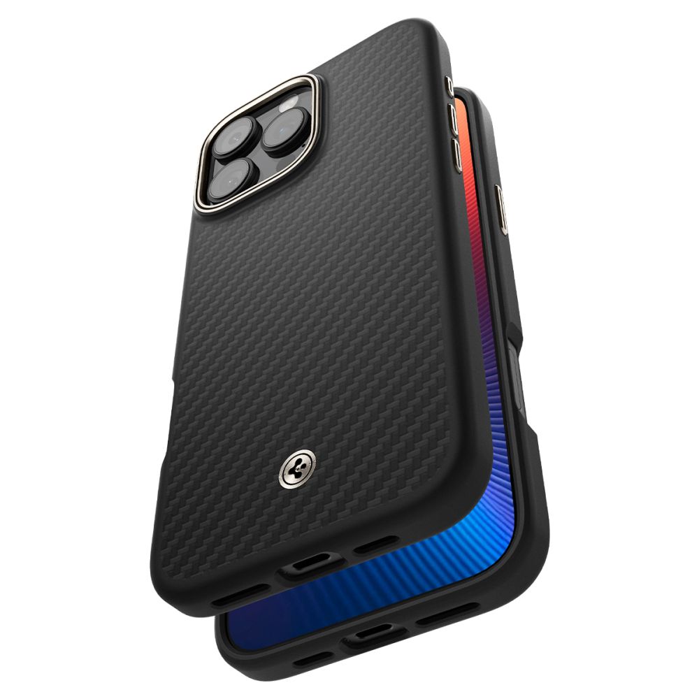 Spigen nak�adka Enzo Aramid Mag MagSafe czarny Apple iPhone 16 Pro Max / 7