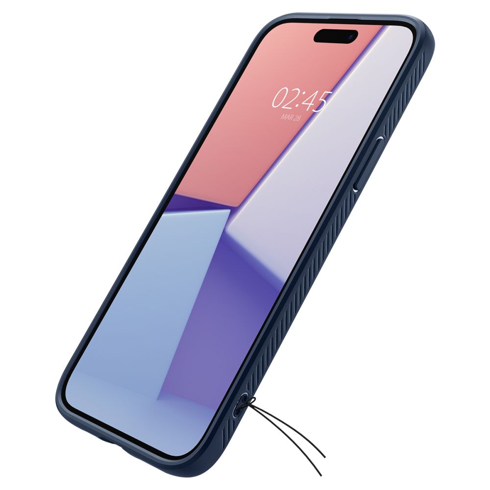 Spigen nak�adka Liquid Air granatowa Apple iPhone 15 / 10