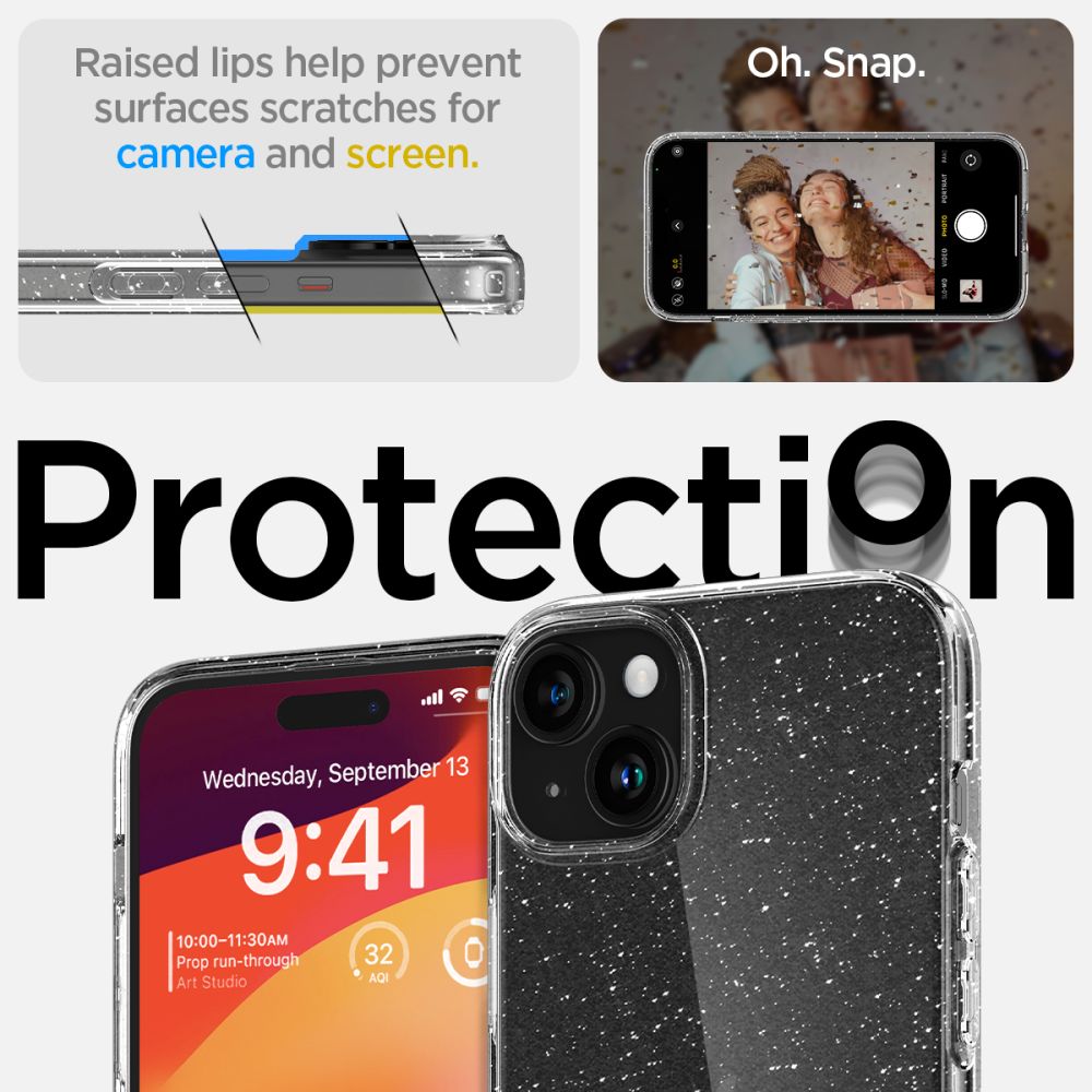 Spigen nak�adka Liquid Crystal Apple iPhone 15 / 11