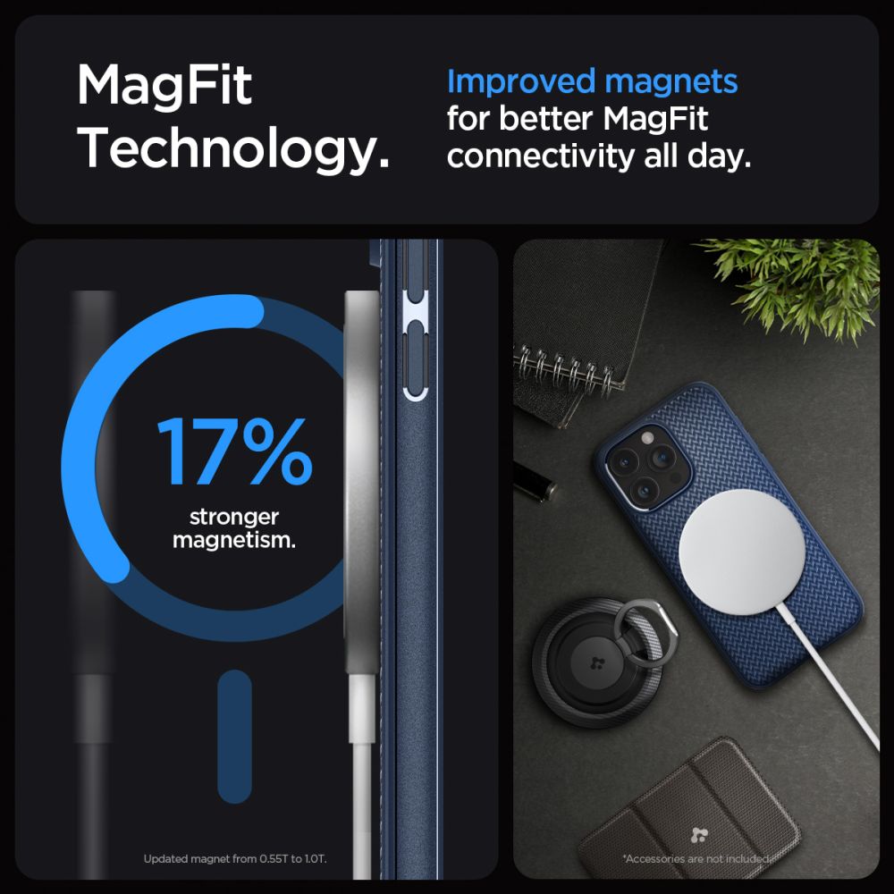Spigen nakadka Mag Armor Magsafe granatowa Apple iPhone 15 Pro Max / 12