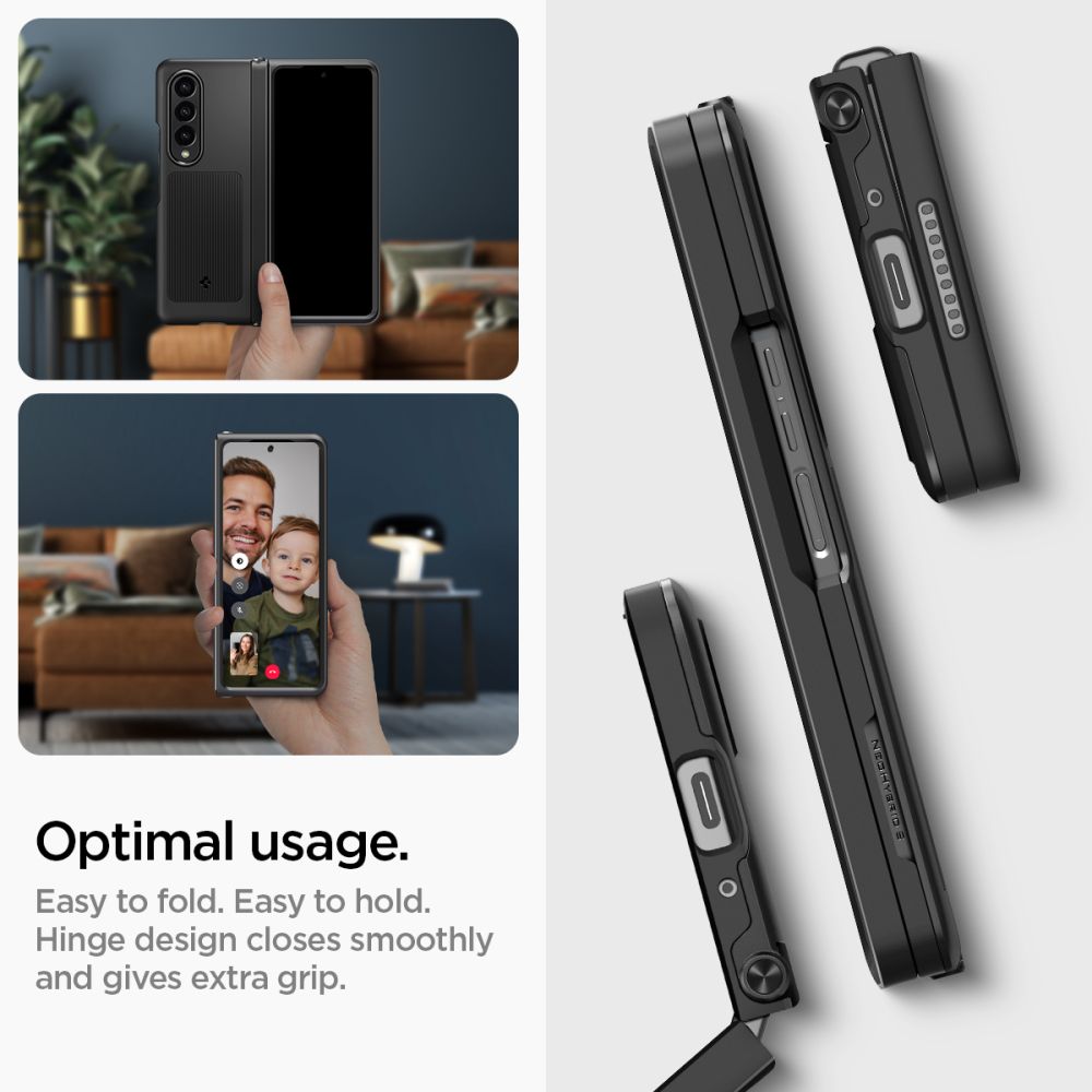 Spigen nak�adka Neo hybrid S czarna Samsung Galaxy Z Fold 4 / 4