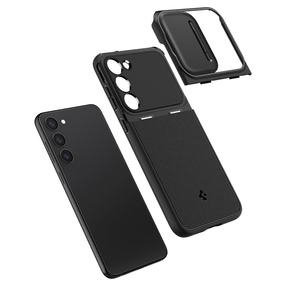 Spigen nak�adka Optik Armor czarna Samsung Galaxy S23 / 3