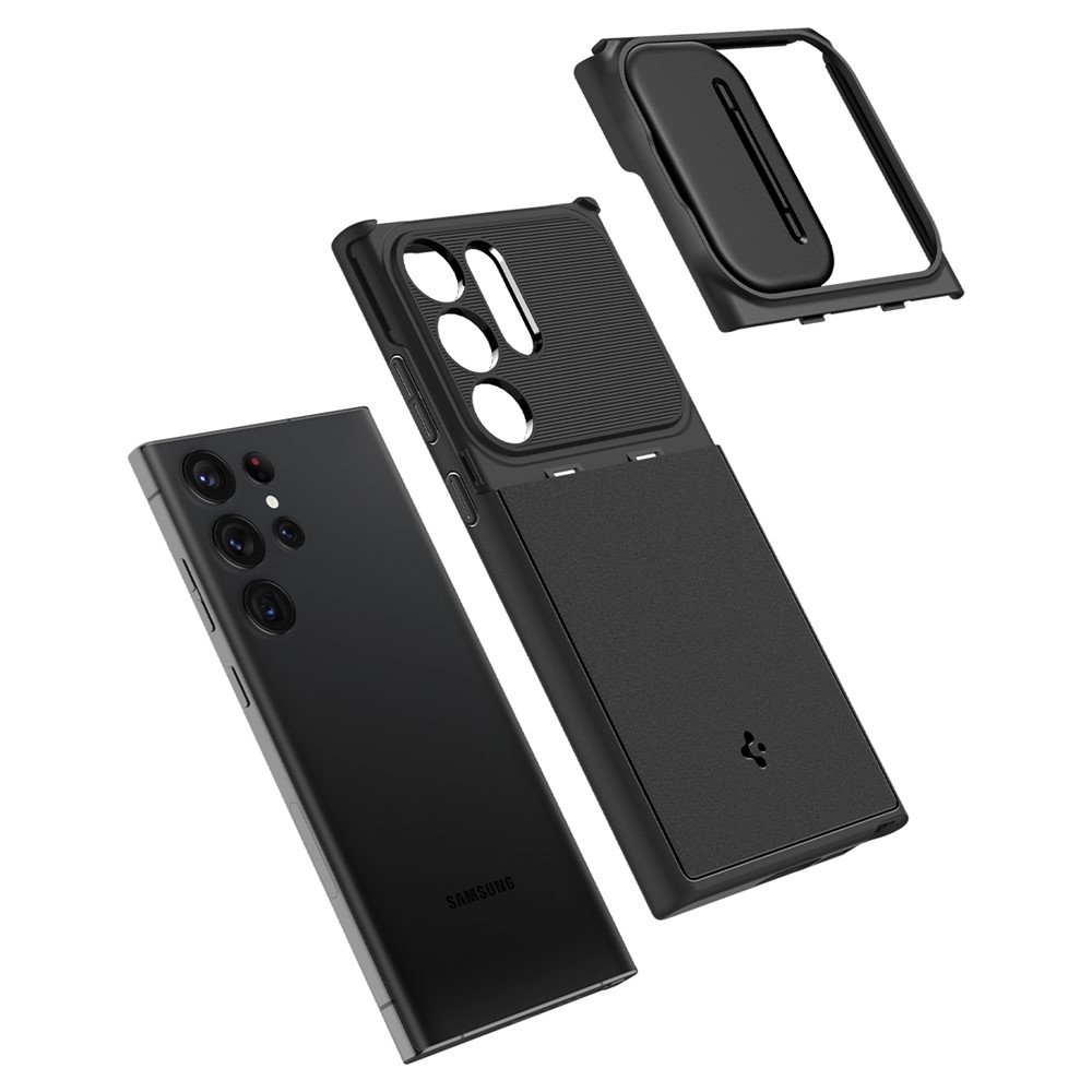 Spigen nak�adka Optik Armor czarna Samsung Galaxy S23 Ultra / 3
