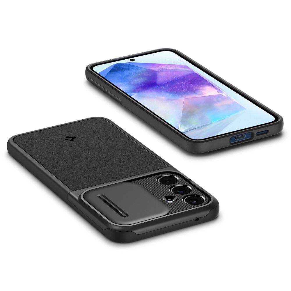 Spigen Nak�adka Optik Armor czarny Samsung Galaxy A55 5G / 10