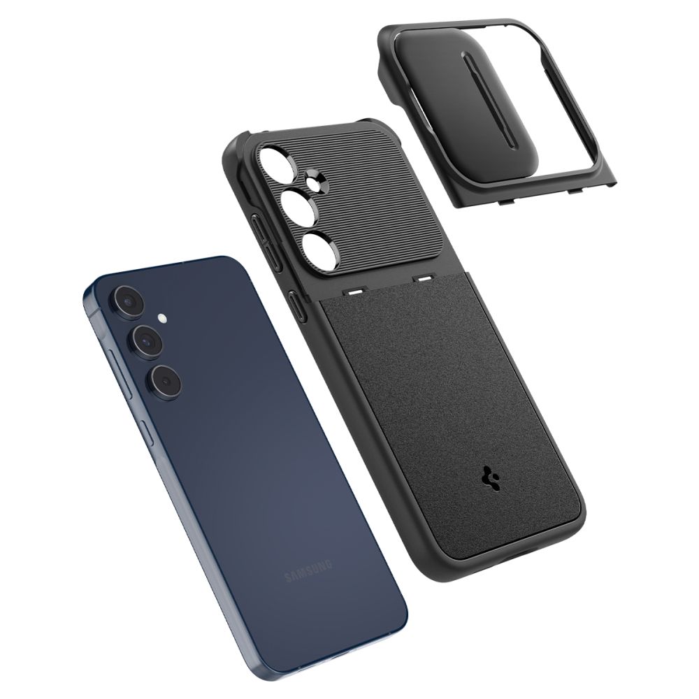 Spigen Nak�adka Optik Armor czarny Samsung Galaxy A55 5G / 11