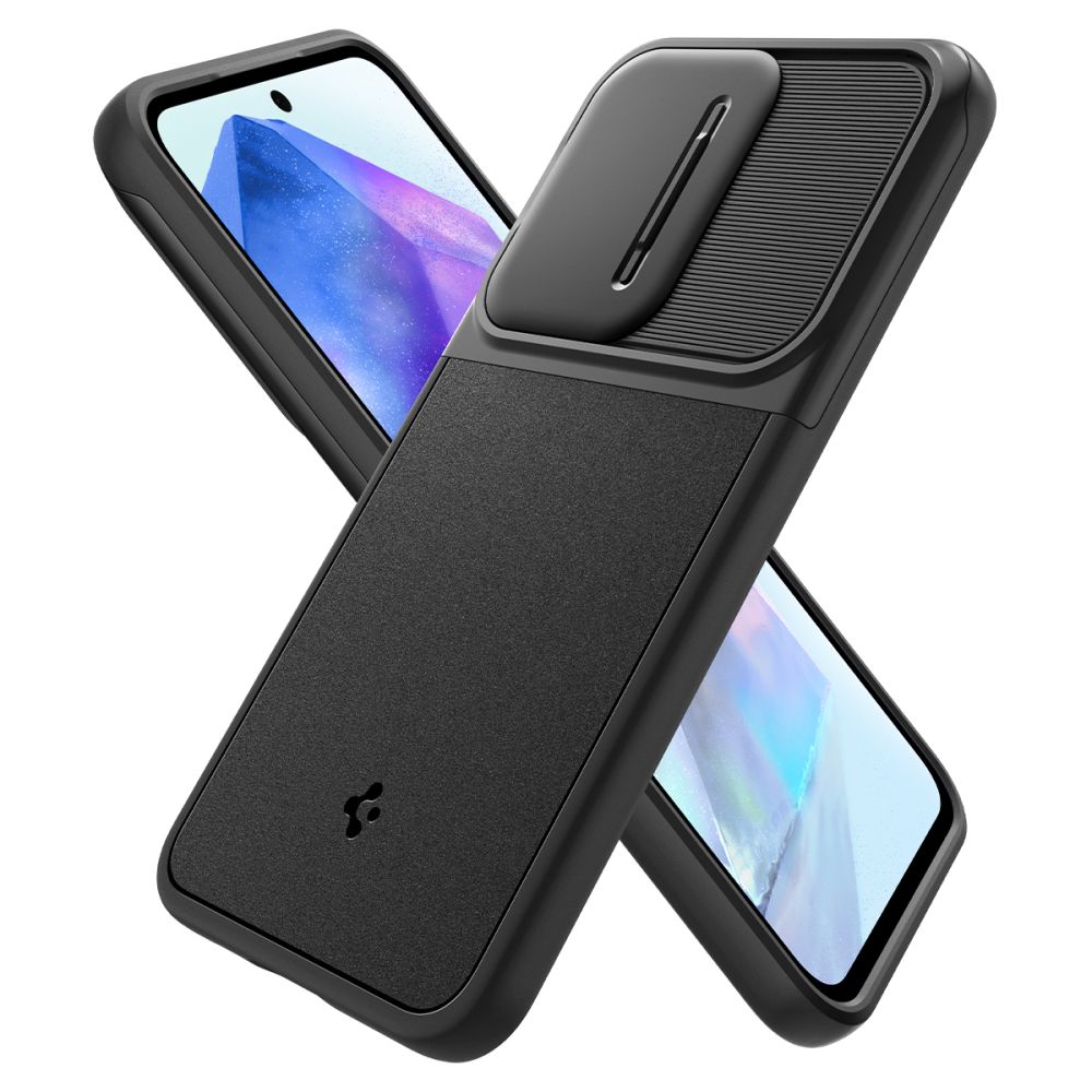 Spigen Nak�adka Optik Armor czarny Samsung Galaxy A55 5G / 12