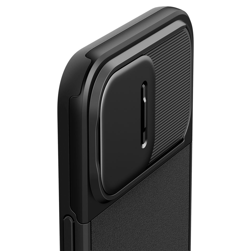 Spigen nakadka Optik Armor Mag Magsafe czarny Apple iPhone 15 Pro Max / 9