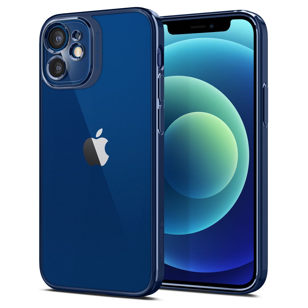Spigen nak�adka Optik Crystal niebieska Apple iPhone 12 Mini
