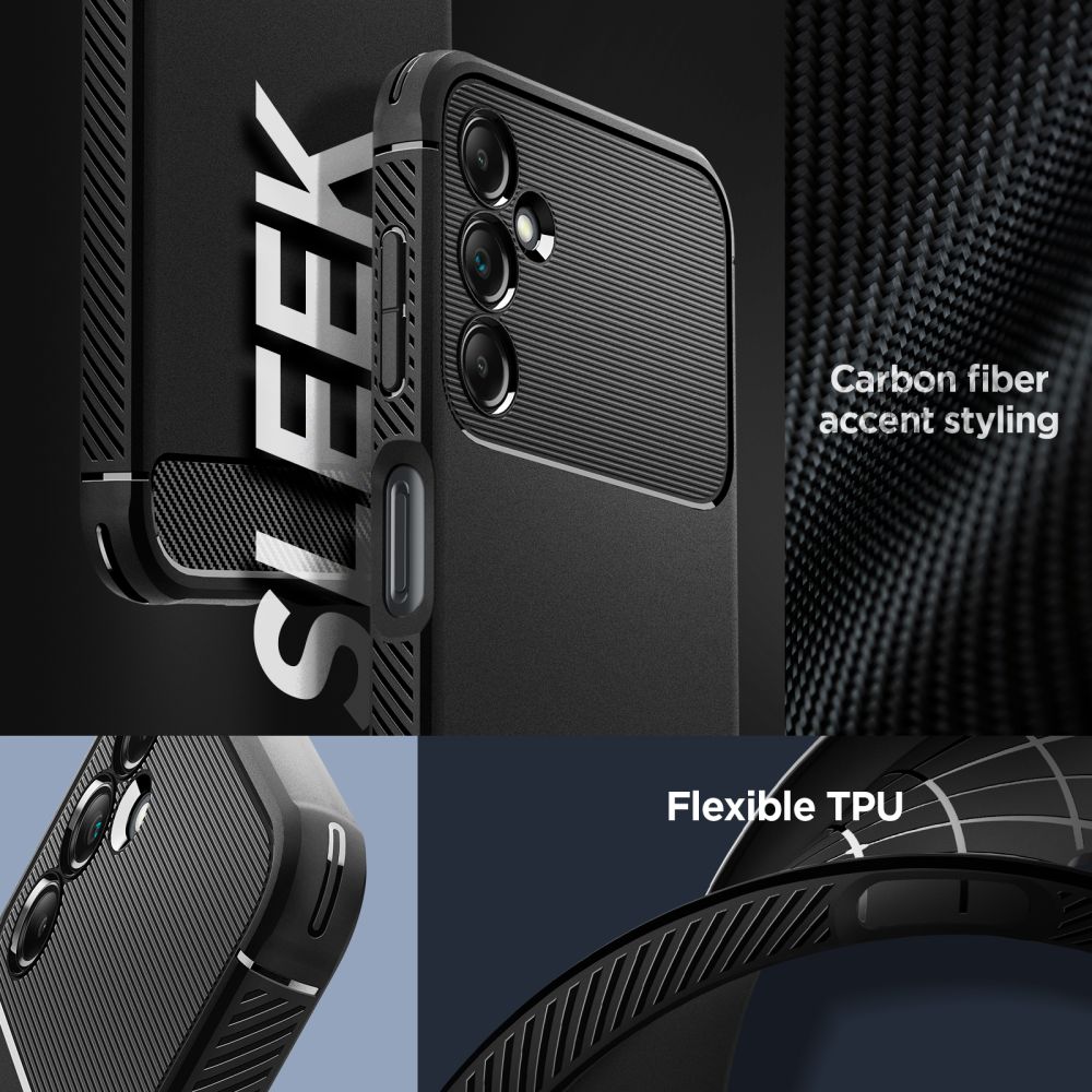 Spigen nak�adka Rugged Armor black Samsung Galaxy A14 5G / 12