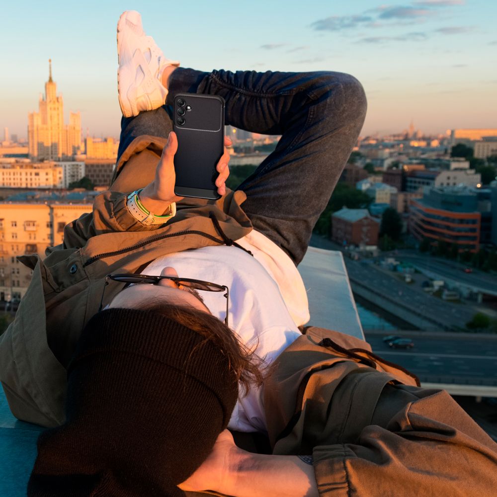 Spigen nak�adka Rugged Armor black Samsung Galaxy A14 5G / 9