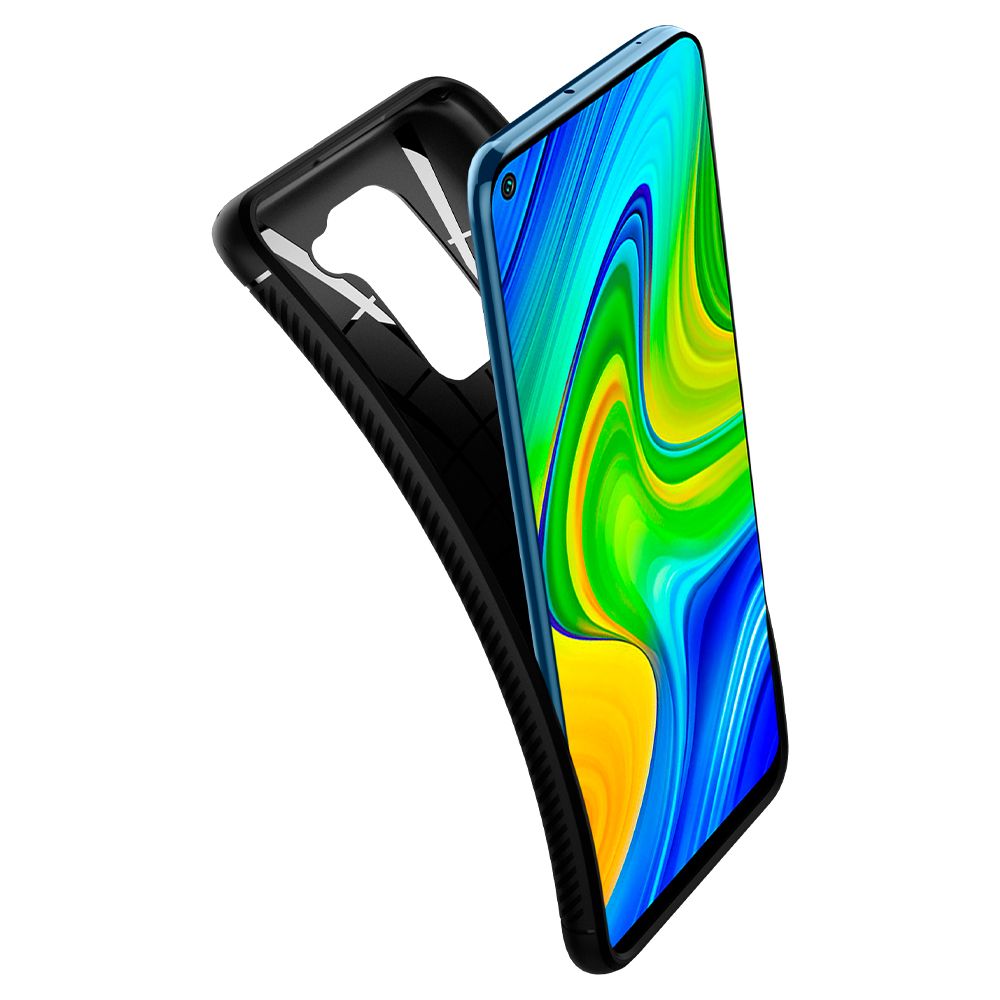 Spigen nak�adka Rugged Armor czarna Xiaomi Redmi Note 9 / 3