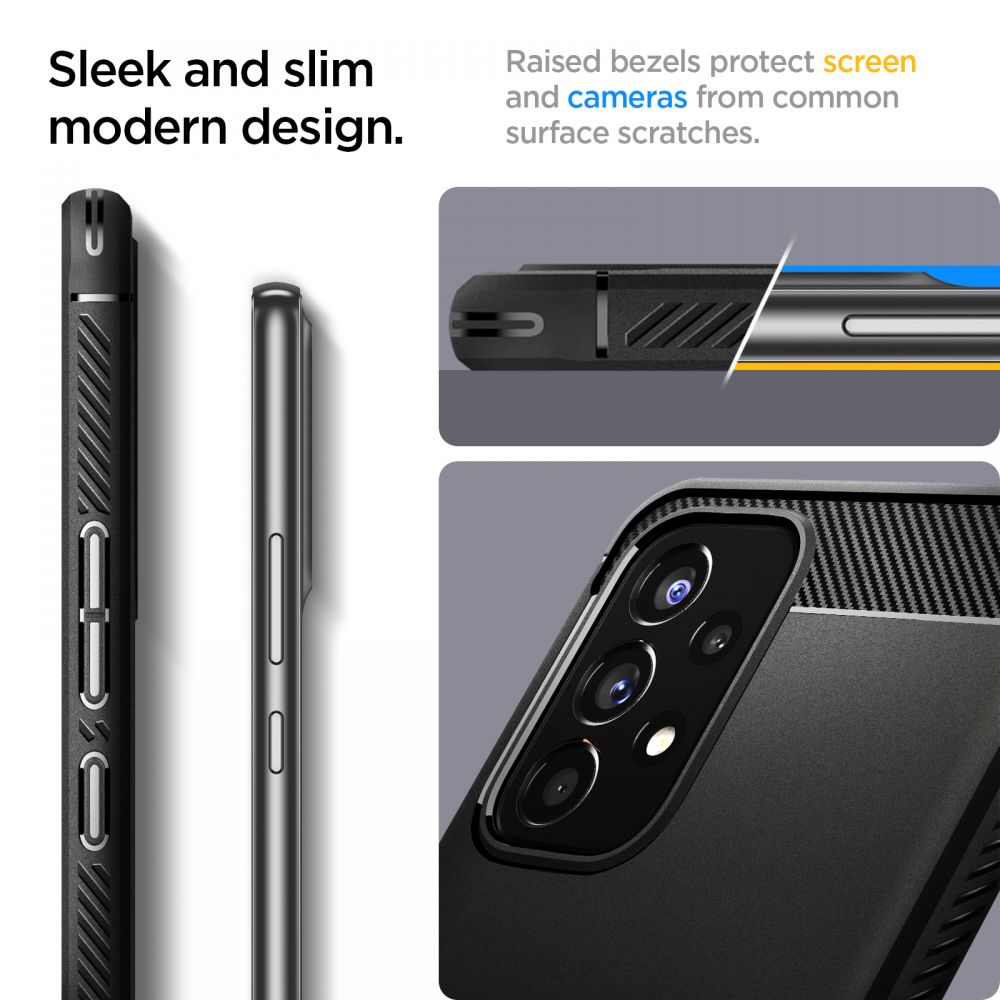 Spigen nak�adka Rugged Armor czarny Samsung Galaxy A53 5G / 3