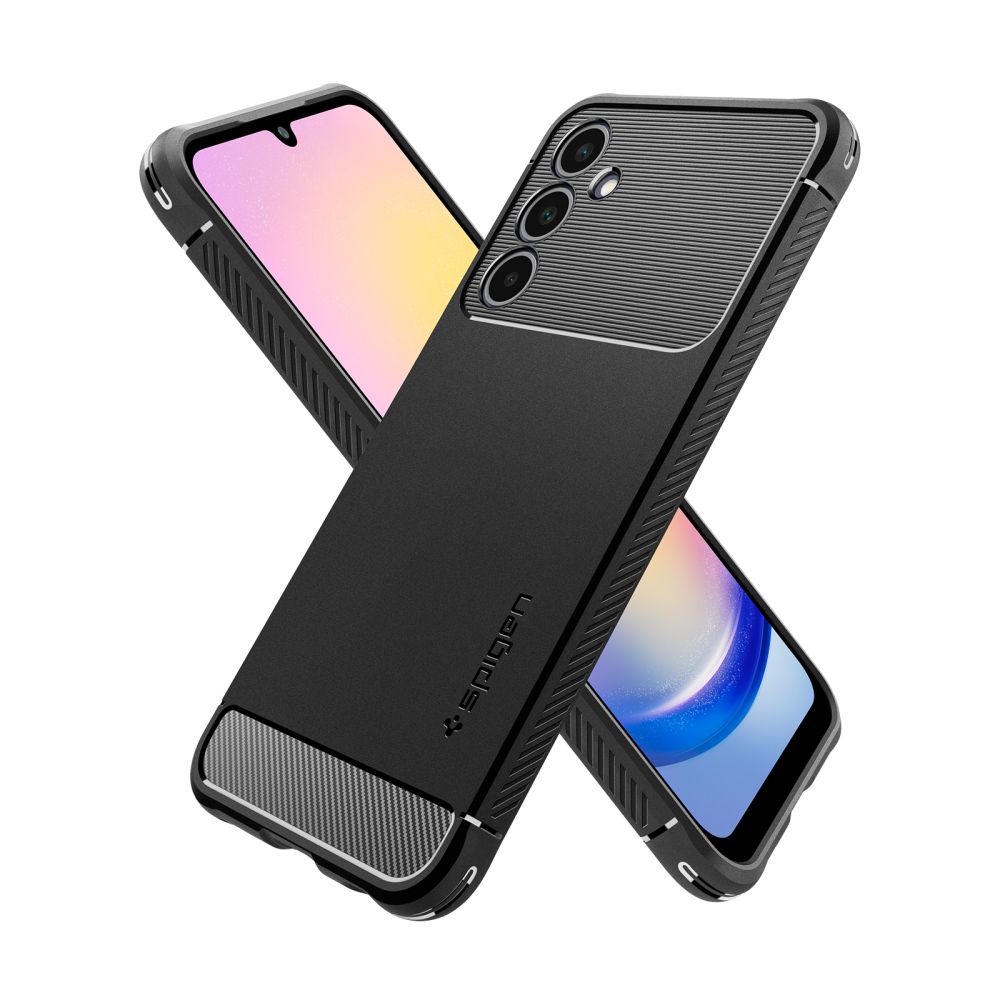 Spigen nak�adka Rugged Armor czarny Samsung Galaxy A25 5G / 5