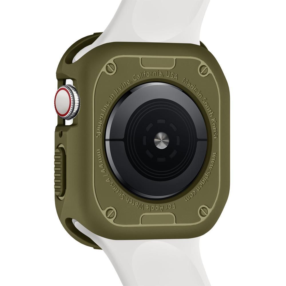 Spigen nakadka Rugged Armor do Apple Watch 4 / 5 / 6 / SE 44 mm zielona / 2