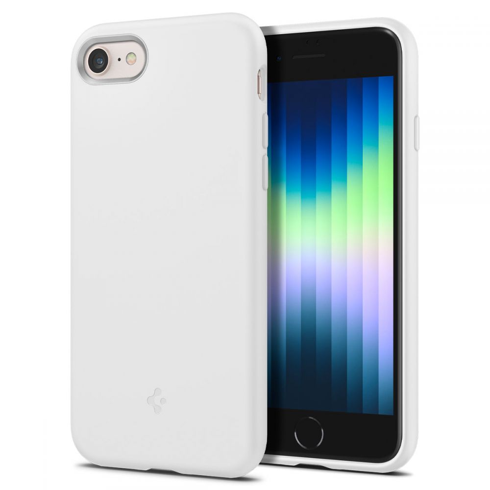 Spigen nakadka Silicone Fit biaa Apple iPhone SE 2020