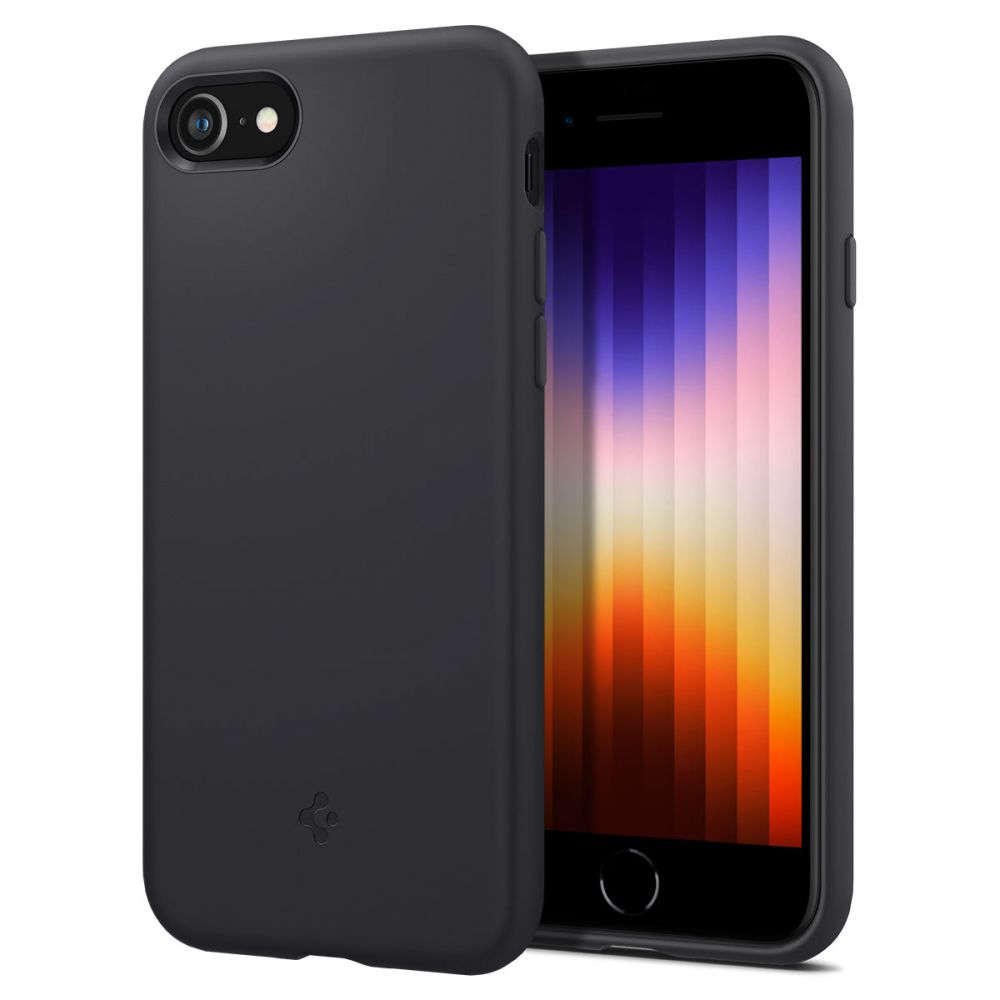 Spigen nakadka Silicone Fit czarna Apple iPhone 8