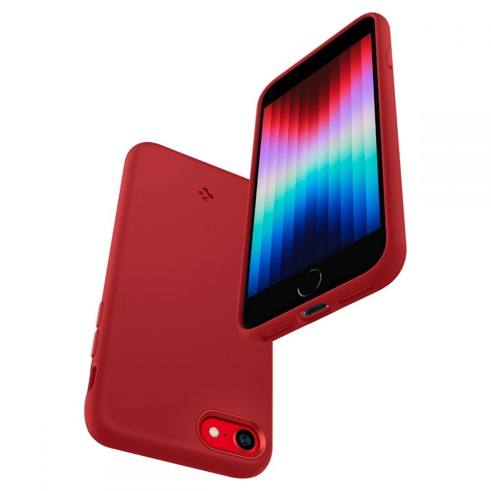 Spigen nakadka Silicone Fit czerwona Apple iPhone SE 2022 / 2