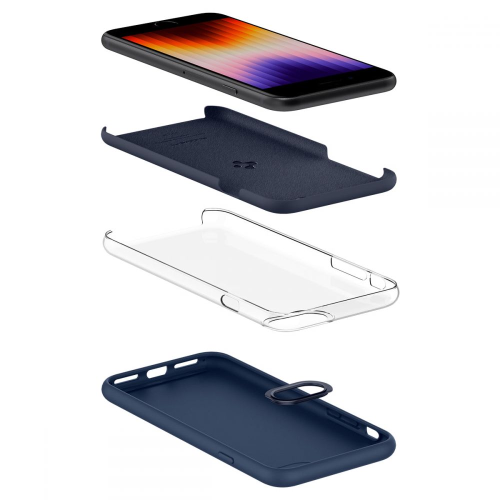 Spigen nakadka Silicone Fit granatowa Apple iPhone SE 2022 / 3