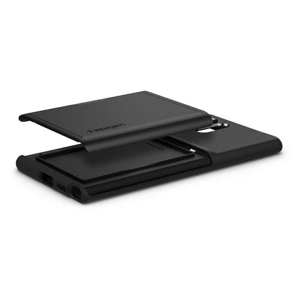 Spigen nak�adka Slim Armor CS czarna Samsung Galaxy S22 Ultra / 2