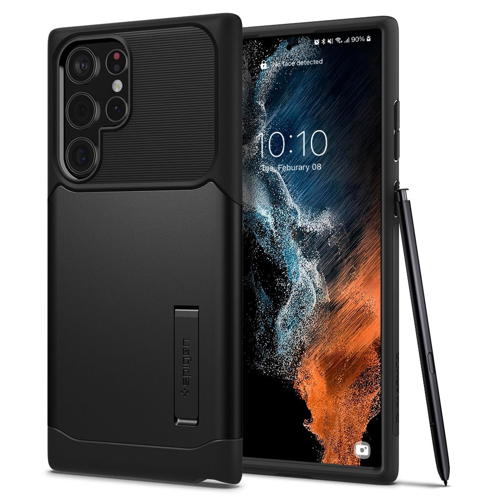 Spigen nak�adka Slim Armor czarna Samsung Galaxy S22 Ultra / 2