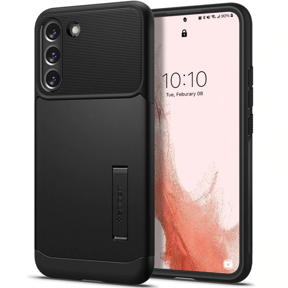 Spigen nak�adka Slim Armor czarna Samsung Galaxy S22 / 2