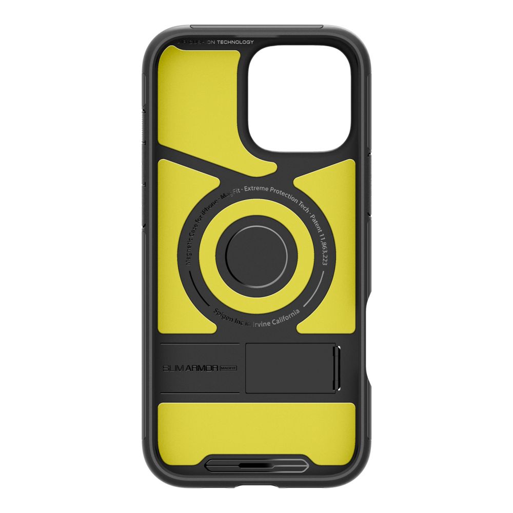 Spigen nak�adka Slim Armor Mag MagSafe czarny Apple iPhone 16 Pro / 3