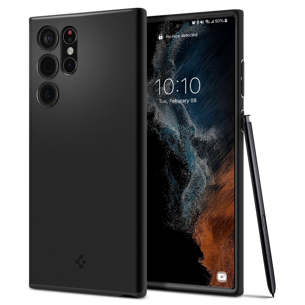 Spigen nak�adka Thin Fit czarna Samsung Galaxy S22 Ultra / 2