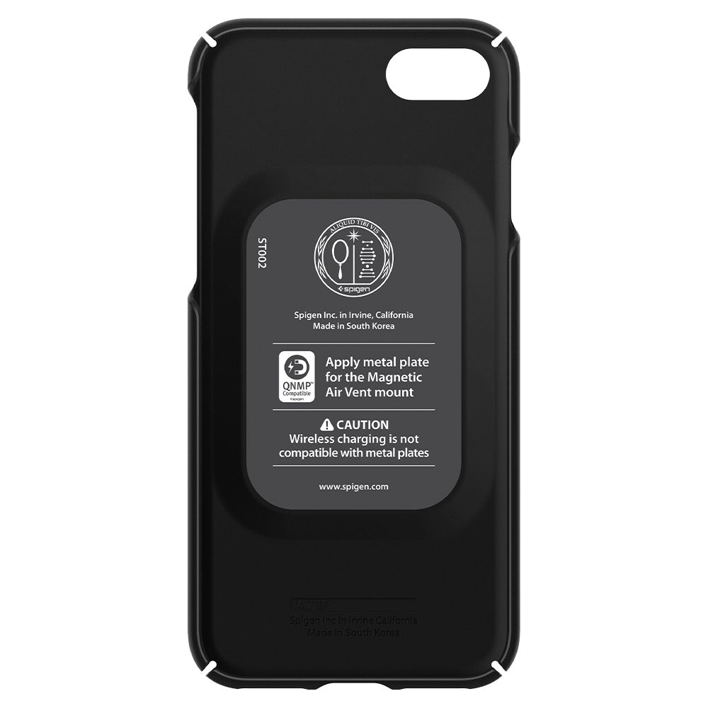 Spigen nakadka Thin Fit czarna Apple iPhone SE 2020 / 2