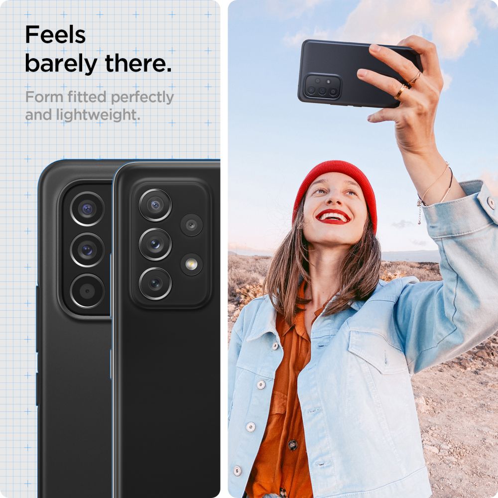 Spigen nak�adka Thin Fit czarny Samsung Galaxy A53 5G / 3