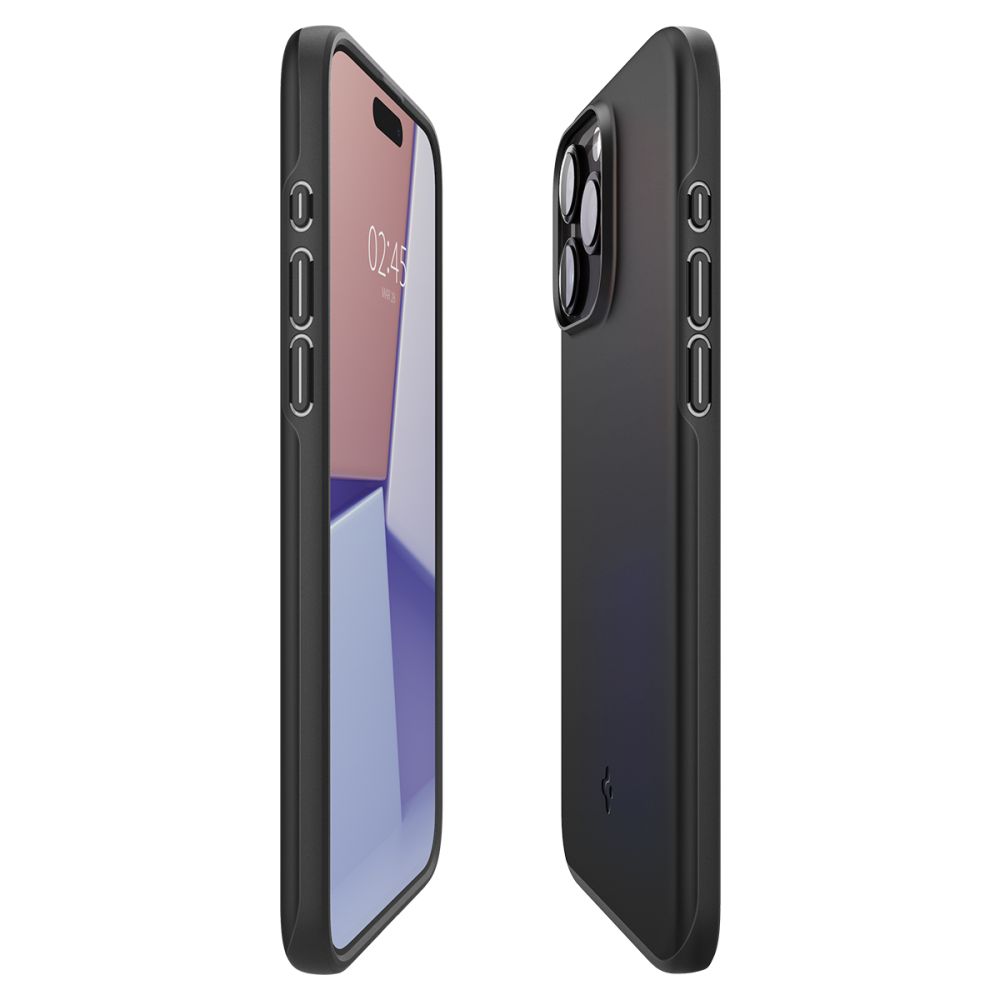 Spigen nak�adka Thin Fit czarny Apple iPhone 15 Pro Max / 7