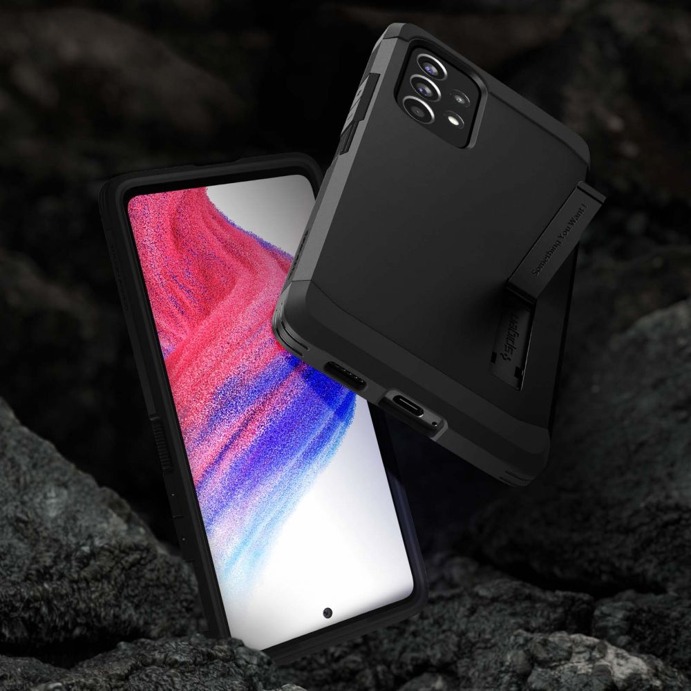 Spigen nak�adka Tough Armor czarny Samsung Galaxy A53 5G / 10