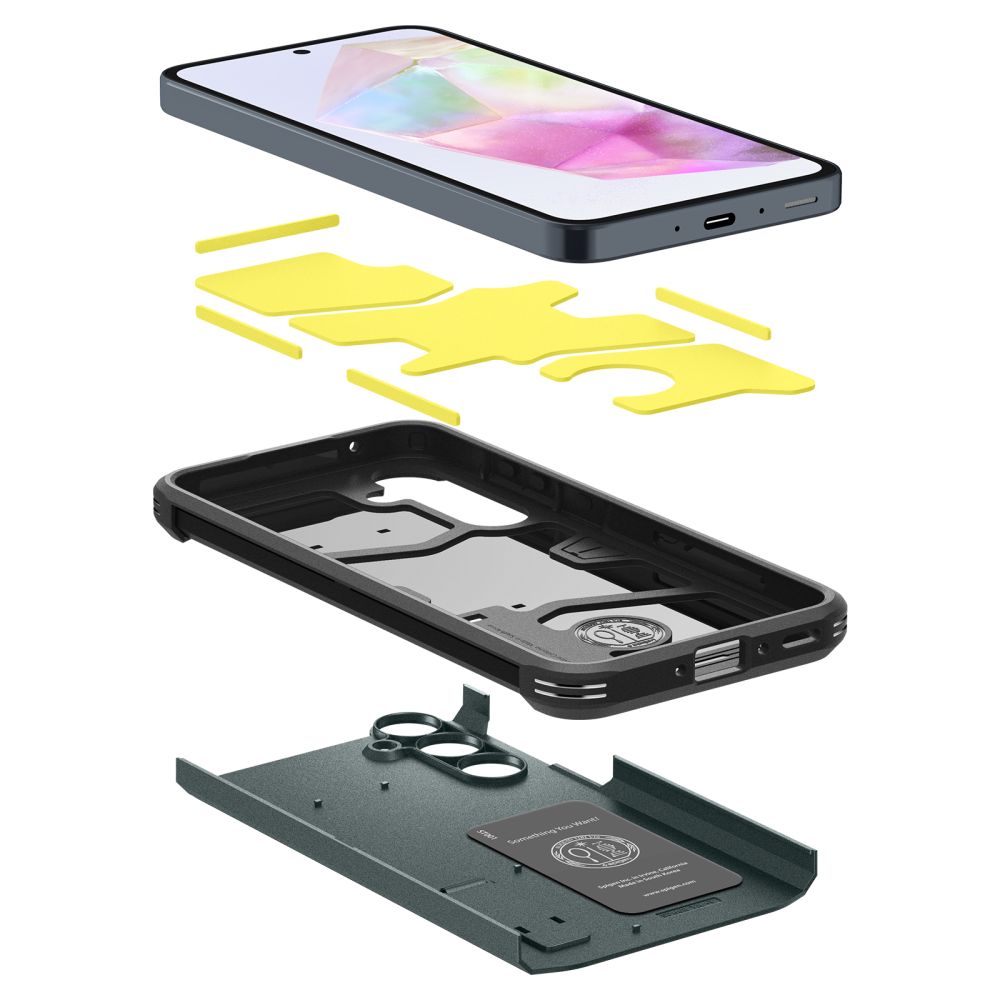 Spigen Nak�adka Tough Armor zielona Samsung Galaxy A35 5G / 6
