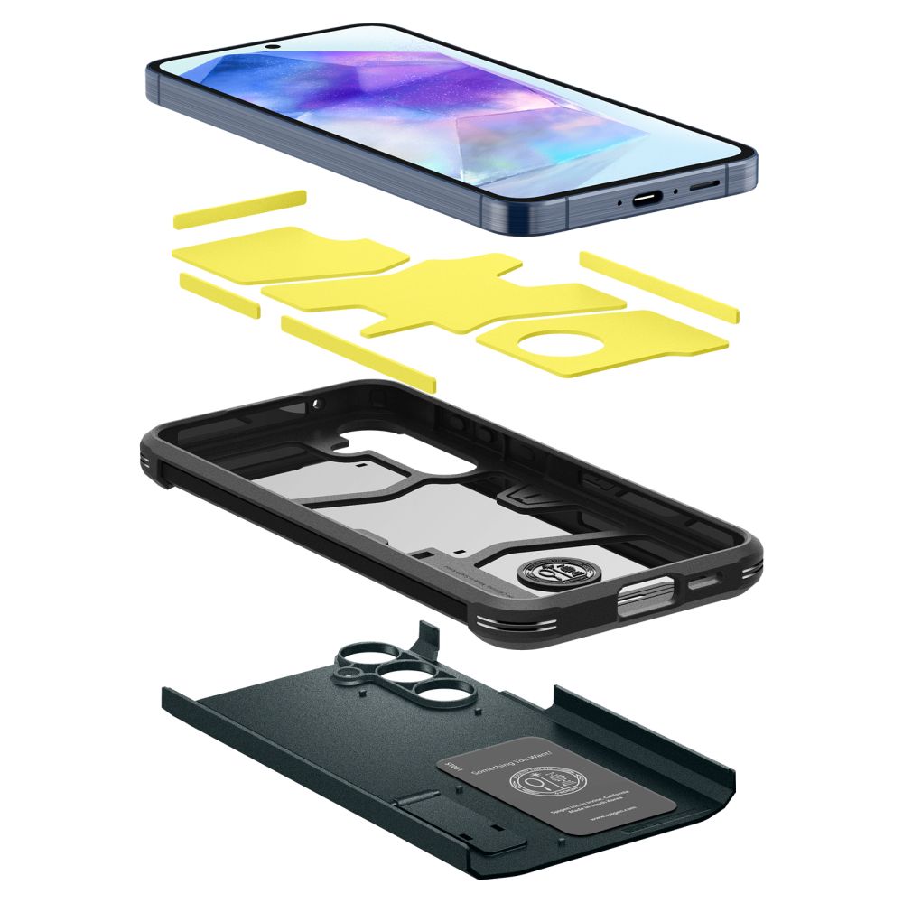 Spigen Nak�adka Tough Armor zielona Samsung Galaxy A55 5G / 9
