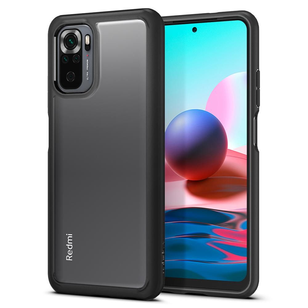 Spigen nak�adka Ultra Hybrid czarna Xiaomi Redmi Note 10S