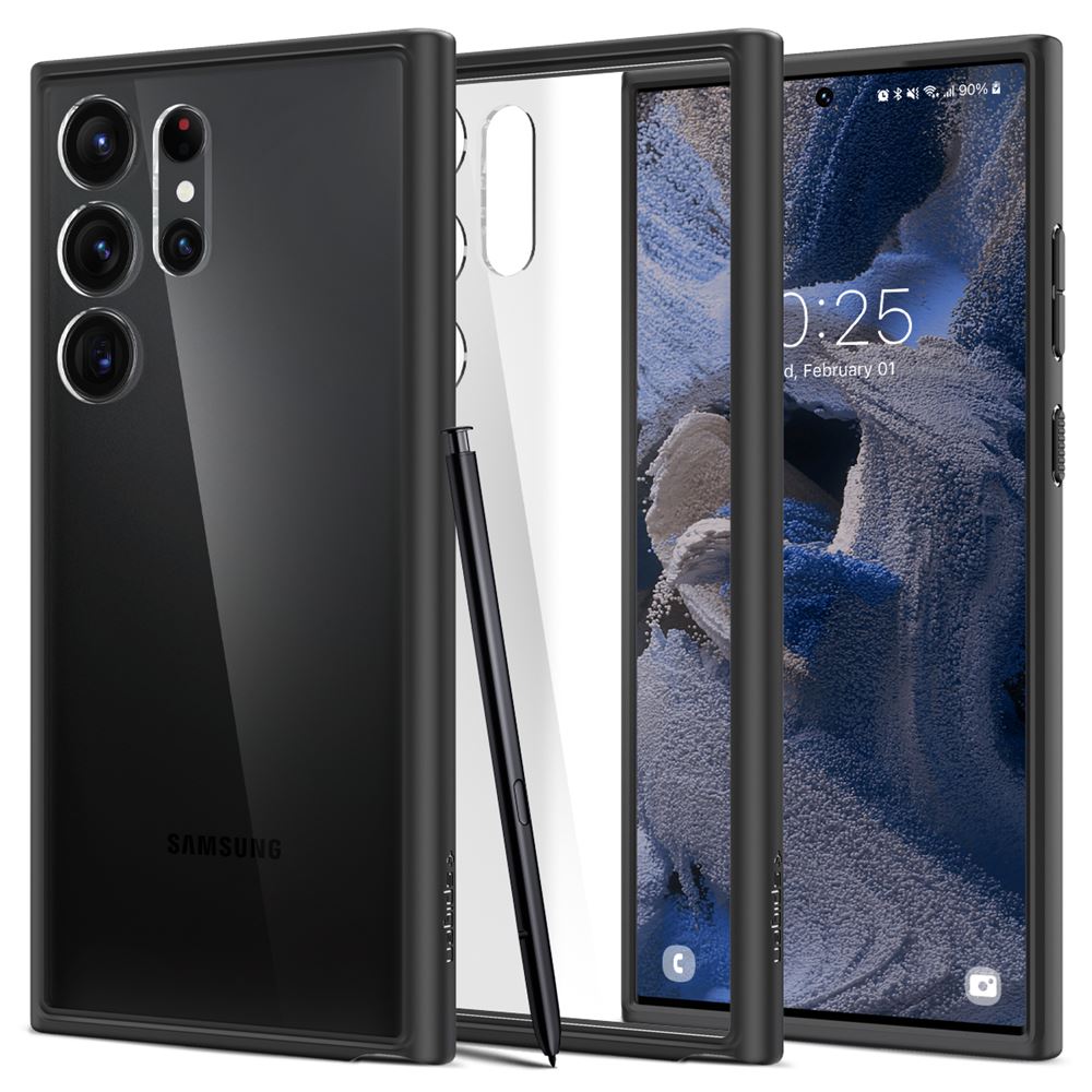 Spigen nakadka Ultra Hybrid czarna Samsung Galaxy S23 Ultra