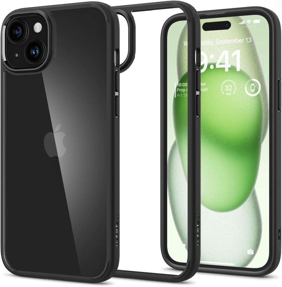 Spigen nak�adka Ultra Hybrid czarny Apple iPhone 15 Plus