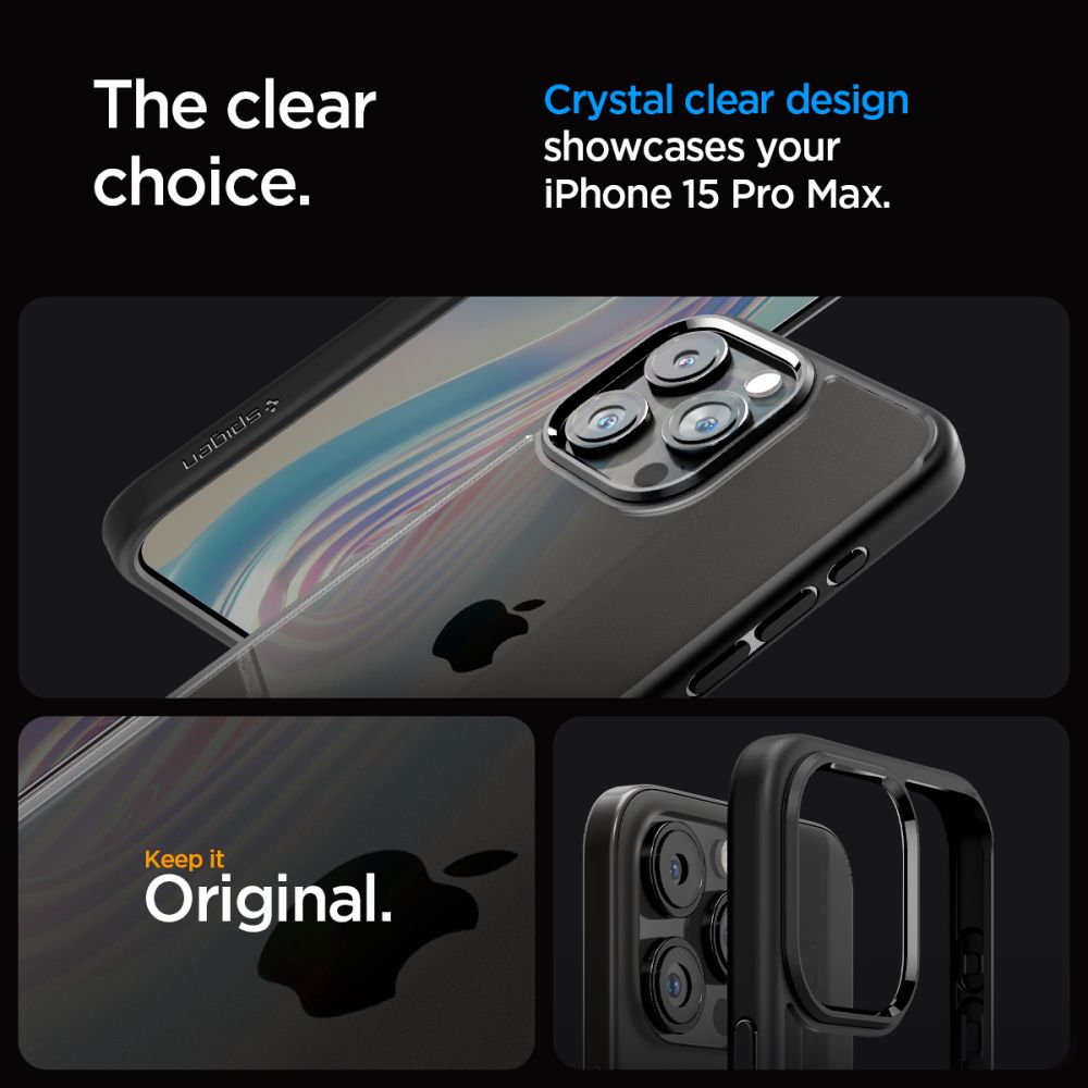 Spigen nakadka Ultra Hybrid czarny Apple iPhone 15 Pro Max / 11