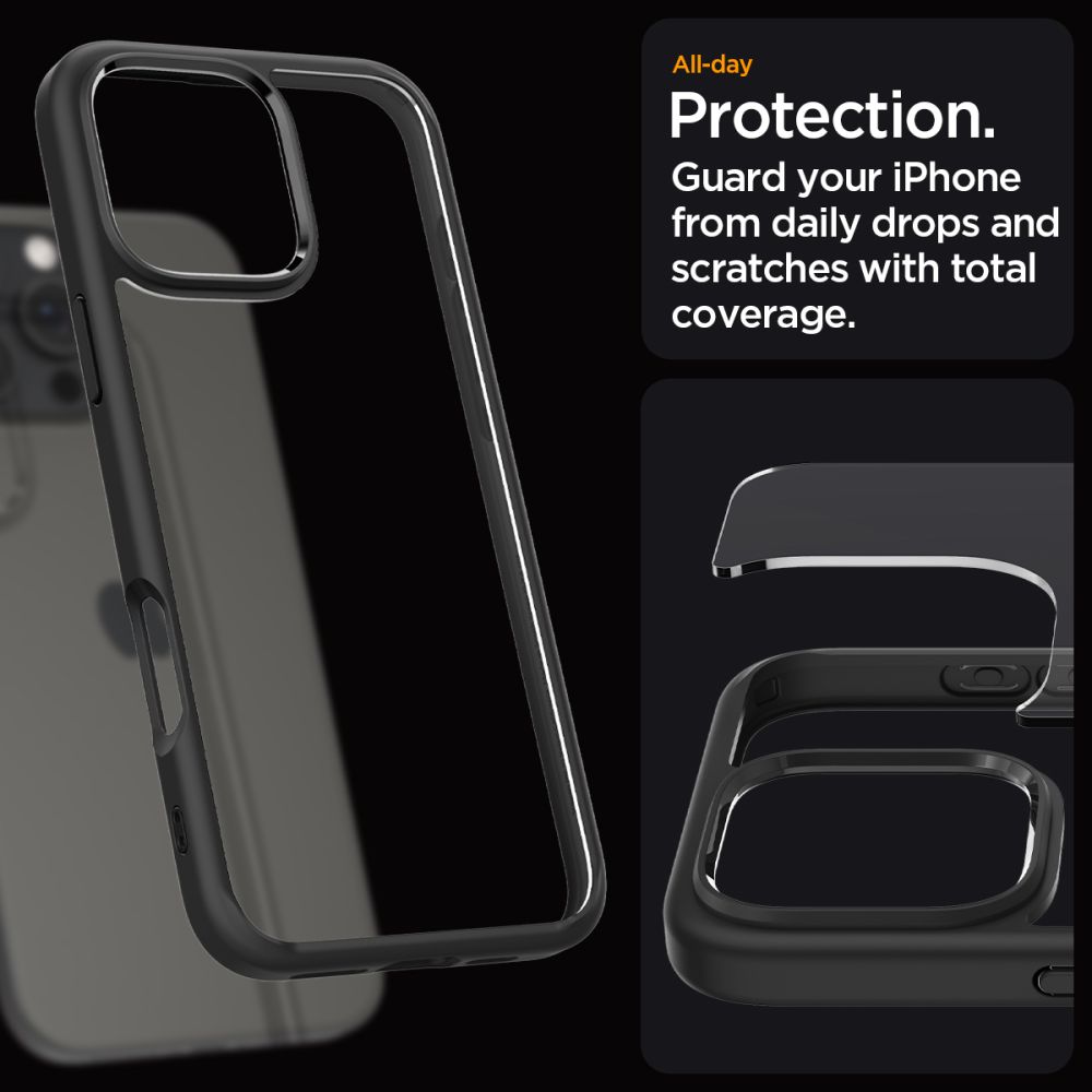 Spigen nak�adka Ultra Hybrid czarny Apple iPhone 16 Pro Max / 12
