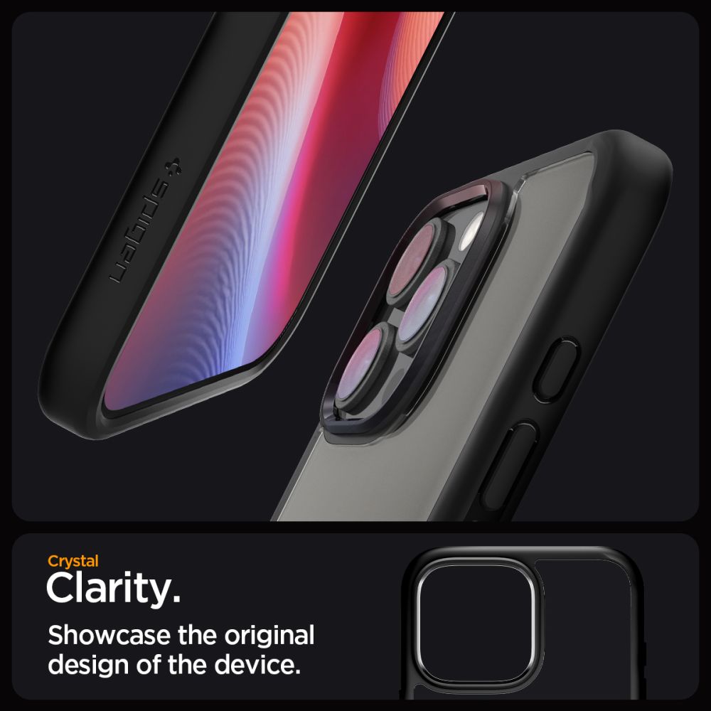 Spigen nak�adka Ultra Hybrid czarny Apple iPhone 16 Pro / 12